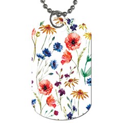 Flowers Dog Tag (one Side) by goljakoff