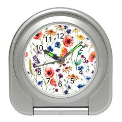 Flowers Travel Alarm Clock by goljakoff