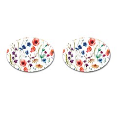 Flowers Cufflinks (oval) by goljakoff