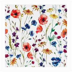 Flowers Medium Glasses Cloth by goljakoff