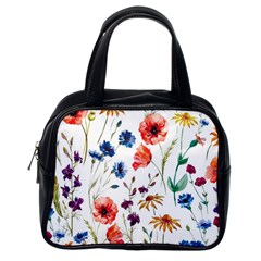 Flowers Classic Handbag (One Side)