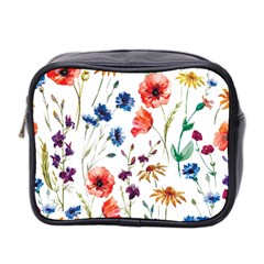 Flowers Mini Toiletries Bag (two Sides) by goljakoff