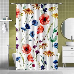 Flowers Shower Curtain 48  X 72  (small)  by goljakoff