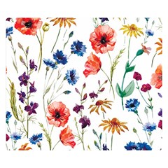 Flowers Double Sided Flano Blanket (small)  by goljakoff