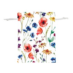 Flowers Lightweight Drawstring Pouch (S)