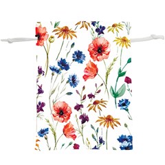 Flowers  Lightweight Drawstring Pouch (xl) by goljakoff