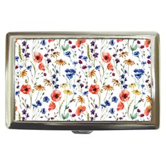 Flowers Pattern Cigarette Money Case by goljakoff