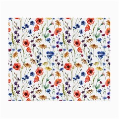 Flowers Pattern Small Glasses Cloth by goljakoff