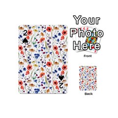 Flowers Pattern Playing Cards 54 Designs (mini) by goljakoff