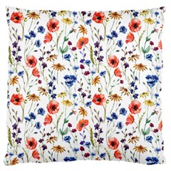 Flowers Pattern Standard Flano Cushion Case (one Side) by goljakoff