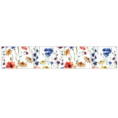 Flowers Pattern Large Flano Scarf  by goljakoff