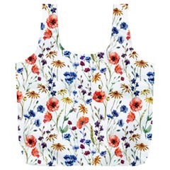 Flowers Pattern Full Print Recycle Bag (xxl) by goljakoff