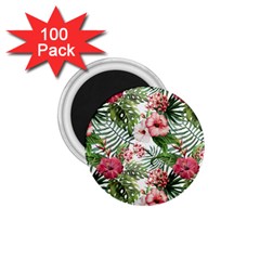 Tropical Flowers 1 75  Magnets (100 Pack)  by goljakoff