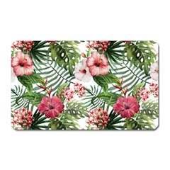 Tropical Flowers Magnet (rectangular) by goljakoff