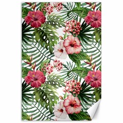 Tropical Flowers Canvas 24  X 36  by goljakoff