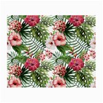 Tropical flowers Small Glasses Cloth (2 Sides) Front