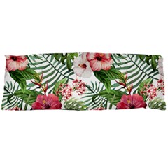 Tropical Flowers Body Pillow Case Dakimakura (two Sides) by goljakoff