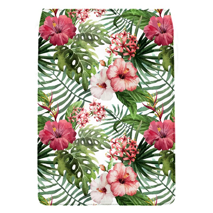 Tropical flowers Removable Flap Cover (S)