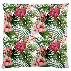 Tropical Flowers Standard Flano Cushion Case (two Sides) by goljakoff