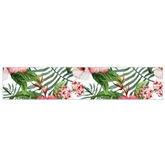 Tropical Flowers Small Flano Scarf by goljakoff