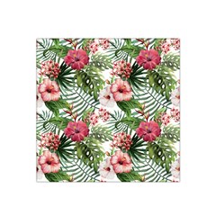 Tropical Flowers Satin Bandana Scarf by goljakoff