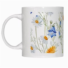 Summer Flowers White Mugs by goljakoff