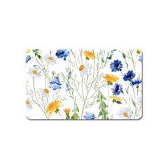 Summer Flowers Magnet (name Card) by goljakoff