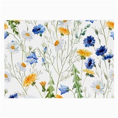 Summer Flowers Large Glasses Cloth by goljakoff