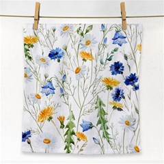 Summer Flowers Face Towel by goljakoff