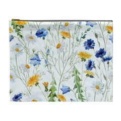 Summer Flowers Cosmetic Bag (xl) by goljakoff