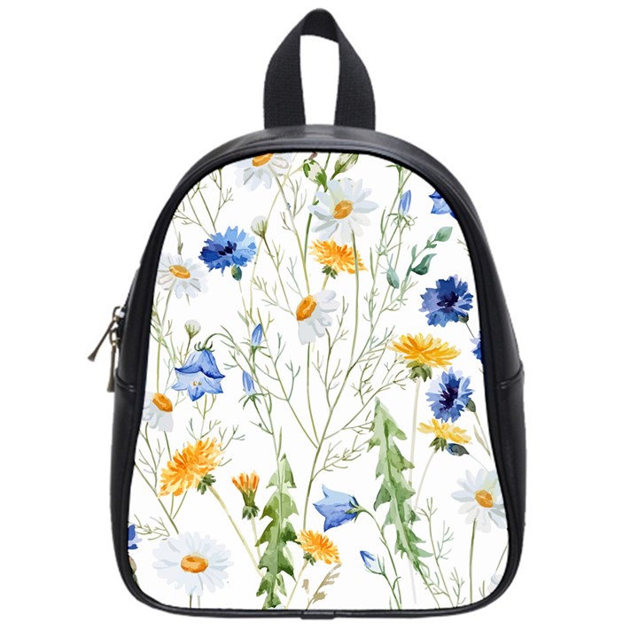 Summer flowers School Bag (Small)