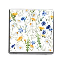 Summer Flowers Memory Card Reader (square 5 Slot) by goljakoff