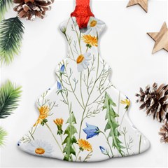 Summer Flowers Christmas Tree Ornament (two Sides) by goljakoff