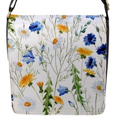 Summer Flowers Flap Closure Messenger Bag (s) by goljakoff