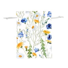 Summer Flowers Lightweight Drawstring Pouch (s) by goljakoff