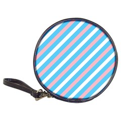 Transgender Pride Diagonal Stripes Pattern Classic 20-cd Wallets by VernenInk