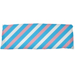 Transgender Pride Diagonal Stripes Pattern Body Pillow Case Dakimakura (two Sides) by VernenInk