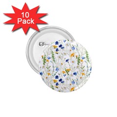 Summer Flowers Pattern 1 75  Buttons (10 Pack) by goljakoff