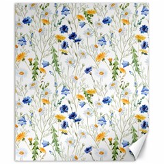 Summer Flowers Pattern Canvas 20  X 24  by goljakoff