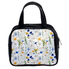 Summer Flowers Pattern Classic Handbag (two Sides) by goljakoff