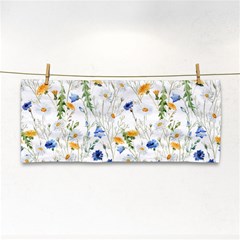 Summer Flowers Pattern Hand Towel by goljakoff