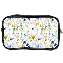 Summer Flowers Pattern Toiletries Bag (two Sides) by goljakoff