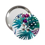 Tropical flowers 2.25  Handbag Mirrors Front