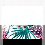 Tropical flowers Rectangular Jigsaw Puzzl Front