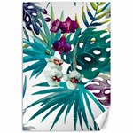 Tropical flowers Canvas 12  x 18  11.88 x17.36  Canvas - 1