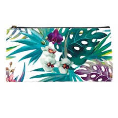 Tropical Flowers Pencil Case by goljakoff