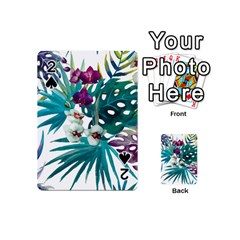 Tropical Flowers Playing Cards 54 Designs (mini) by goljakoff