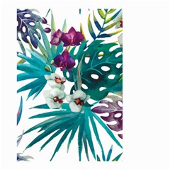 Tropical Flowers Small Garden Flag (two Sides) by goljakoff