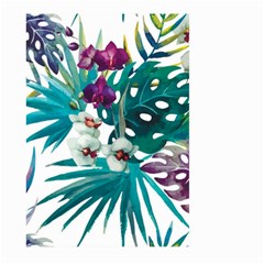 Tropical Flowers Large Garden Flag (two Sides) by goljakoff