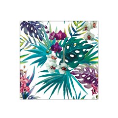 Tropical Flowers Satin Bandana Scarf by goljakoff